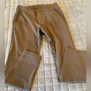 BYLT brown/green everyday pants, no flaws!